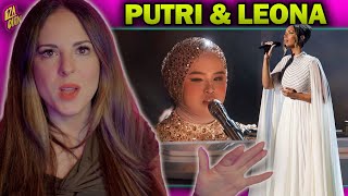 Putri Ariani amp Leona Lewis Stun with AGT Finale DUET quotRunquot Reaction amp Analysis [upl. by Fanchan]