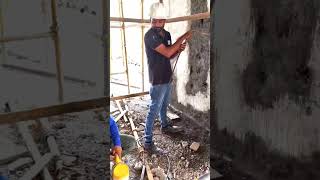 column grouting with conbextra EP10 [upl. by Xela159]