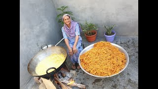 ALOO BHUJIA  Namkeen recipe Prepared By Grandma  Village Cooking  Village Food  recipe [upl. by Eneliak]