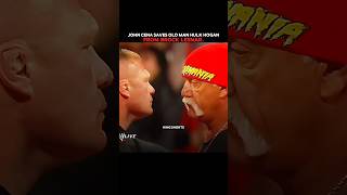 John cena saves old man Hulk Hogan from Brock lesnar Edit  Respect for John cena  King Shorts [upl. by Newcomer]