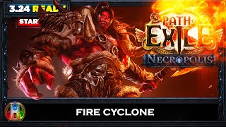 PoE 324 FIRE CYCLONE BERSERKER  BUILD REVIEW  PATH OF EXILE NECROPOLIS  POE BUILDS [upl. by Stark]