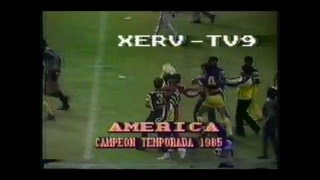 CLUB AMÉRICA TRICAMPEÓN DE LIGA VS TAMPICO MADERO  1985   EL EQUIPO MÁS GRANDE DE MÉXICO [upl. by Sabrina482]