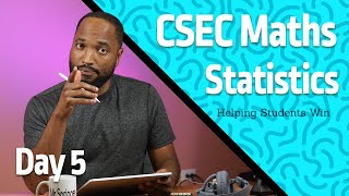 CSEC Math Revision 2023  Statistics [upl. by Atteynek]