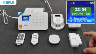 KERUI Host Kerui W181 alarm system using Tuya IoT platform  kerui wireless home alarm system [upl. by Llednew]