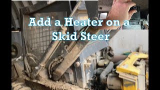 How to add a heater to a Skid Steer New Holland L150 [upl. by Ajan940]