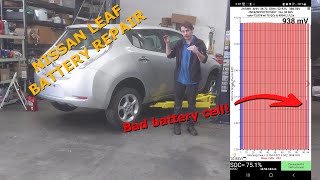 Nissan LEAF Battery Repair PART 1 [upl. by Seumas]