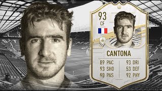 FIFA 21 ERIC CANTONA 93 PRIME ICON PLAYER REVIEW I FIFA 21 ULTIMATE TEAM [upl. by Lynelle]