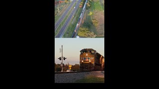 Union Pacific No 8954 passes Ham Orchards [upl. by Adnyleb162]