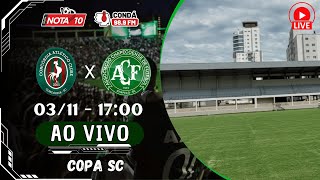 AO VIVO CONCÓRDIA X CHAPECOENSE  SEMI FINAL  COPA MERIDIANBET SC 2024 [upl. by Lledyl]