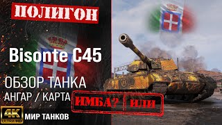 Обзор Bisonte C45 гайд тяжелый танк Италии  бронирование Bisonte оборудование  bisonte c45 перки [upl. by Thornburg852]