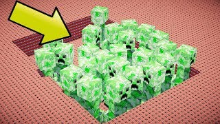 100000 TNT VS GIANT CREEPERS  Minecraft [upl. by Nikkie353]