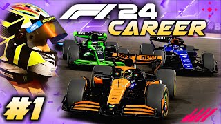 F1 24 CAREER MODE Part 1 Our First F1 Season Begins A New Story Begins [upl. by Assirrec485]