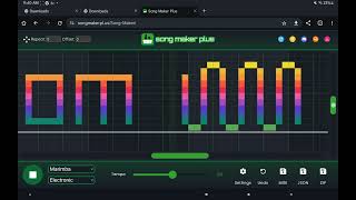 slight lag warning idk why i decided to make this but i did chrome song maker plus [upl. by Latham]