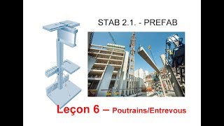 STAB 21  PREFAB  6  Planchers et Toitures préfabriquées  poutrainsentrevous [upl. by Akitnahs]