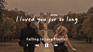 2 Falling in love songs Lyrics Video Chillvibes  Playlist when you fall in love with someone 🌹 [upl. by Odnumyer]