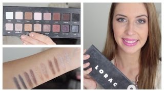 Lorac Pro Palette Review amp Comparison  Makeup Minute [upl. by Biles]