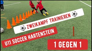 6 Übungen in 6 Minuten POWER ÜBUNGEN ZWEIKAMPF TECHNIK PASSÜBUNGEN Kinderfussball Fussballtraining [upl. by Nitniuq366]