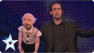 Ventriloquist Steve Hewlett is no dummy  Week 6 Auditions  Britains Got Talent 2013 [upl. by Aitnwahs]