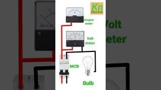 ampere meter voltmeter connection [upl. by Dudden]