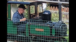 Impromptu ride at the Miniature Railway Conwy Valley Wales Steam Railway [upl. by Ultima]