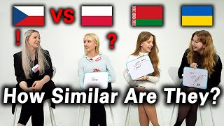 Czech Language  Can Ukrainian Polish and Belarusian Speakers Understand It Slavic Languages [upl. by Emili]