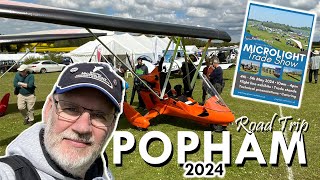 Popham Microlight Trade Show 2024  My First Time [upl. by Naugan203]