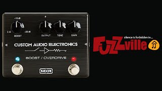 MXR Custom Audio Electronics BoostOverdrive MC402 [upl. by Zebulon]