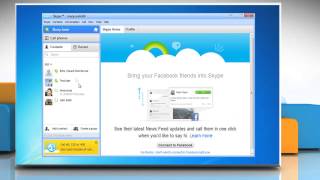 Skype How to sort Contacts by Name or Online Status [upl. by Ayotel]