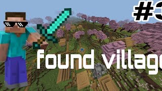 I found village 😊 trendingminecraftminecraftgameplay3 [upl. by Esnohpla540]