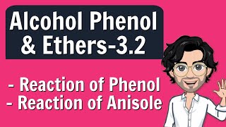 Reaction of Phenol amp Anisole  Class 12 Chemistry  Lecture 32 [upl. by Bartholomew]