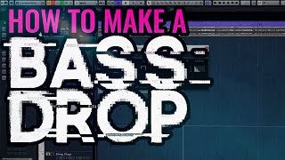 How to make custom bass drops  sub drops in Cubase tutorial [upl. by Nnairak]