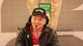 BENIN VS NIGERIA GERNOT ROHR TALKS UP GAME AGAINST SUPER EAGLES [upl. by Oijres]