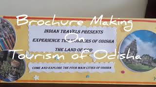 Brochure On Odisha How to make tourism brochure Class 9 project Tourism of Orrisa [upl. by Tripp]