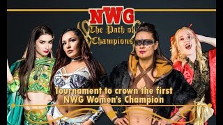 NWG Path Of Champions Amira VS Lara Wild VS Domiziana Roy VS Darcy Stone NWG Women Champion Matc [upl. by Lamaj878]