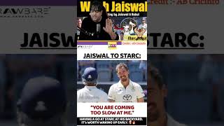 Jaiswal Vs Starc  India vs Australia  Cricket  abcricinfo [upl. by Quintina]