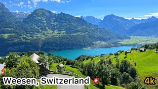 Weesen Walensee in Switzerland 4k [upl. by Gibbon287]