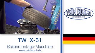 TW X31  ReifenmontageMaschine von TWIN BUSCH® [upl. by Fancie]