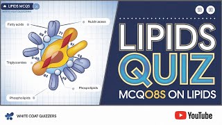 quotLipids MCQs  Biochemistry Quiz  Functions Structure amp Morequot [upl. by Arretak]