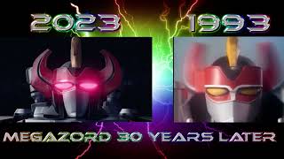 Mighty Morphin Power Rangers Megazord 1993 and 2023 [upl. by Ten]