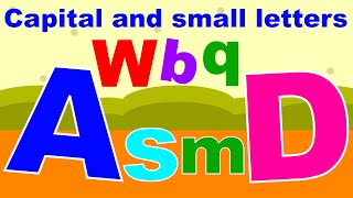 Capital And Small Letters  Letters For Kids  Learn A To Z Letters  Educational Video For Kids [upl. by Seebeck]