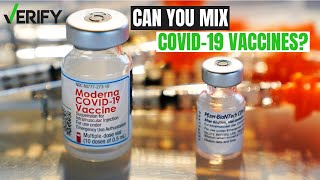 VERIFY Can you mix Pfizer amp Moderna COVID19 vaccines for boosters [upl. by Monreal]