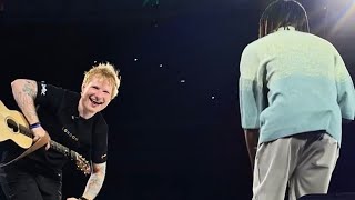 Peru  Ed Sheeran amp Fireboy DML FIRST PERFORMANCE TOGETHER  2962022 Wembley Stadium London [upl. by Houlberg]