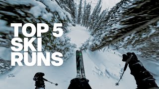 My Top 5 Ski Runs of 2023  GoPro POV 4K [upl. by Eldred]