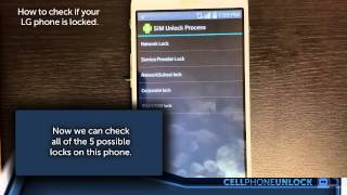 How do I check if my LG phone is locked By Cellphoneunlocknet [upl. by Esten156]