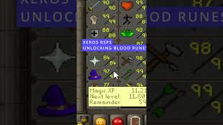 77 RUNECRAFTING  BLOOD RUNES UNLOCKED  XEROS RSPS [upl. by Alton]