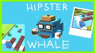 ❀ Hipster Whale ❀ Special Unlock Find Him See the Hipster Twin Brothers amp more on Crossy Road [upl. by Eicnarf]