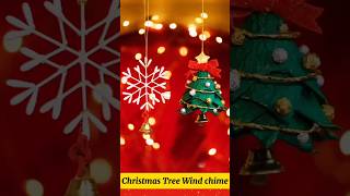 Christmas Tree Wind Chime shorts diy christmas artwork [upl. by Wolfy]