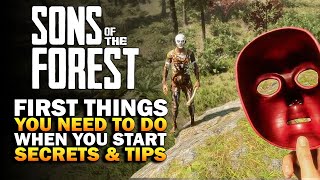 Do This FIRST In Sons Of The Forest  Sons Of The Forest Starter Guide [upl. by Columba]