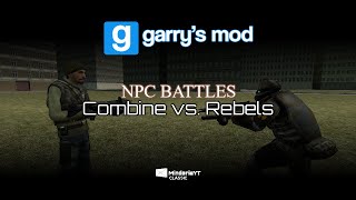 Garrys Mod Battles 1  Combine vs Rebels [upl. by Mcclary]