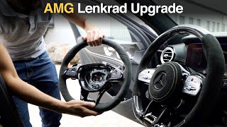 Lenkrad UMBAU beim Mercedes Benz E63s AMG W213  Cete Automotive [upl. by Nwahsear]